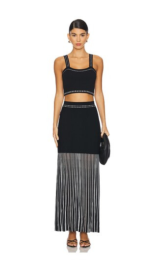 Elisa Knit Set in Black | Revolve Clothing (Global)