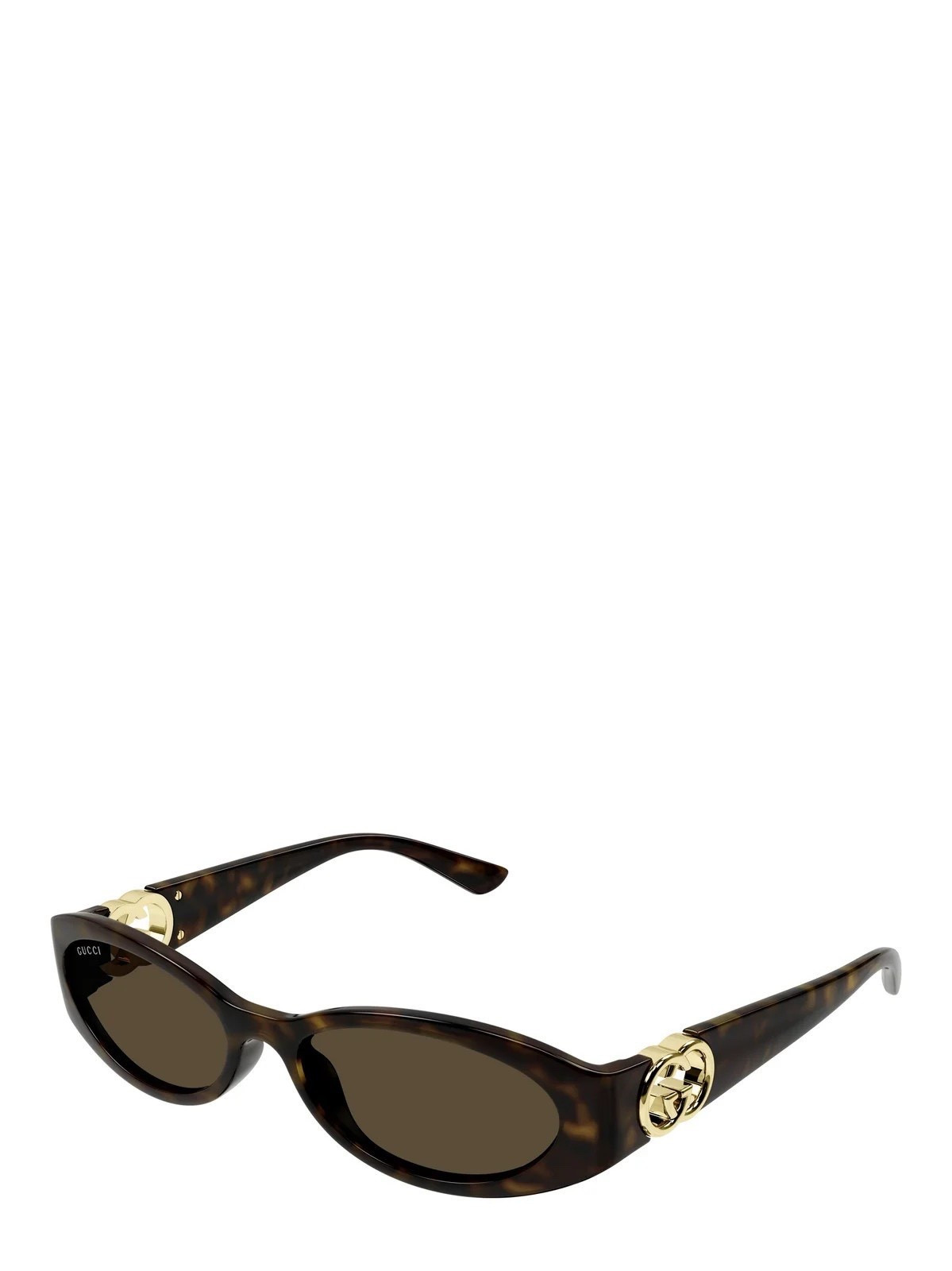 Havana oval frame Gucci sunglasses 