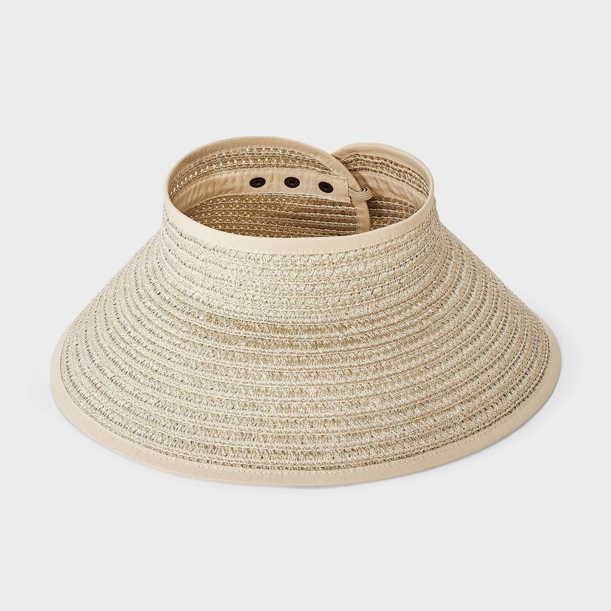 Packable Straw Full Visor Hat - Shade & Shore™ Tan | Target