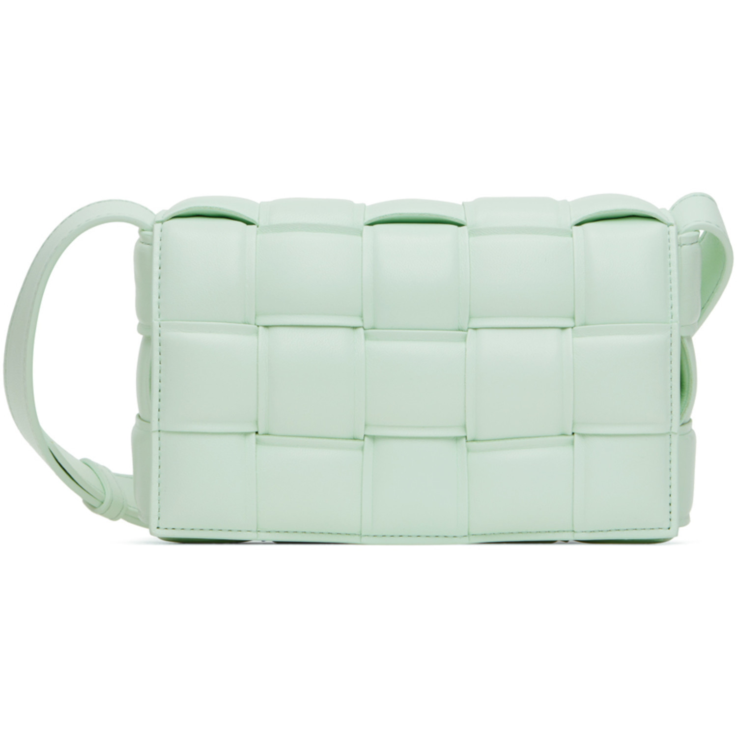 Bottega Veneta Green Small Padded Cassette Bag | SSENSE