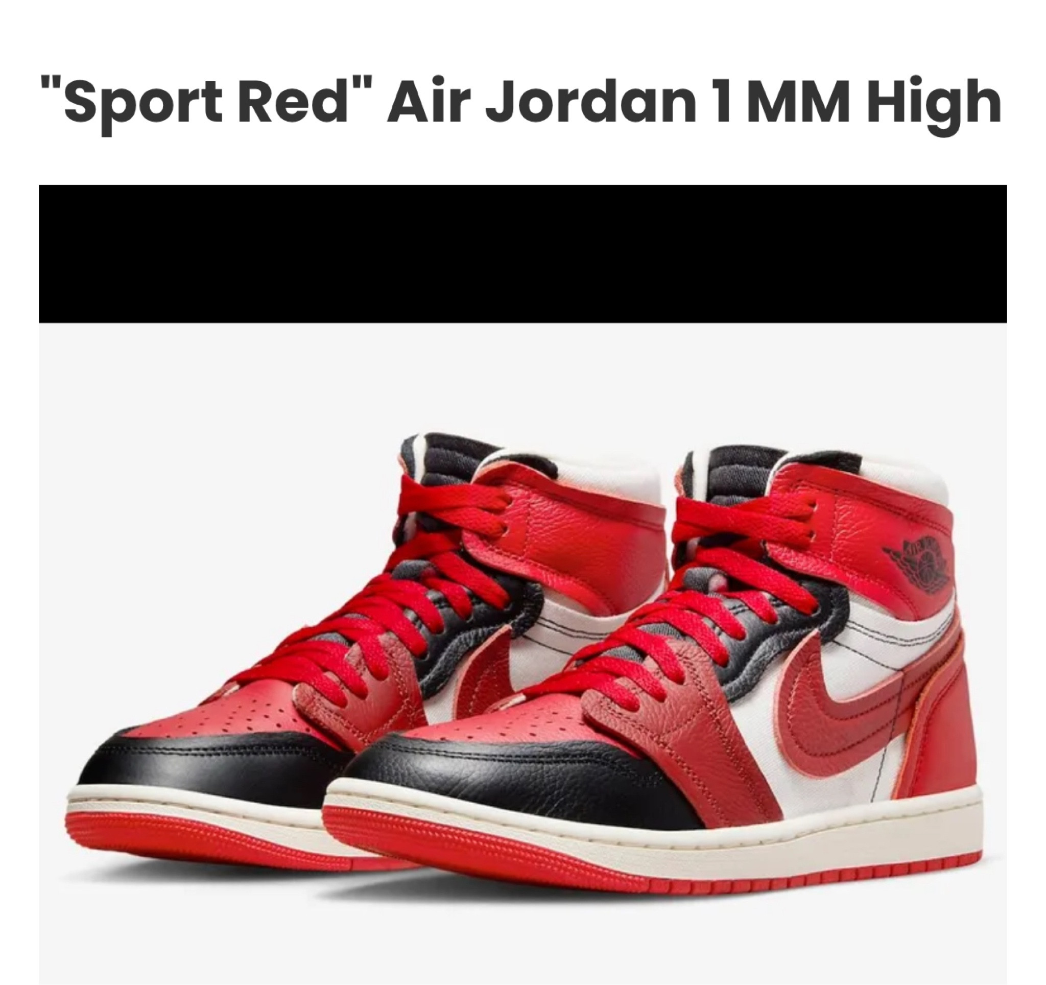 For all the Ladies!! The Air Jordan I High Method of Make takes your street style to the next level. Soft-touch textiles on the tongue and underlays give this AJ1 a tactile luxury. The unlined toe box puts an emphasis on deconstructed comfort. Take another look & you'll notice the exaggerated proportions, visually setting your J's apart from the rest. Get ready to get noticed!
 #sneakerhead #sneakerobsession #ltkshoecrush 

#LTKstyletip