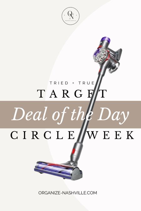 Every day during target circle week, target has a deal of the day! Today’s deals is denim and a huge deal on the Dyson v8 stick vacuum. We’ve had our for over five years with 3 pets and 2 toddlers and still love it. Can’t recommend it enough! 

#LTKsalealert #LTKxTarget