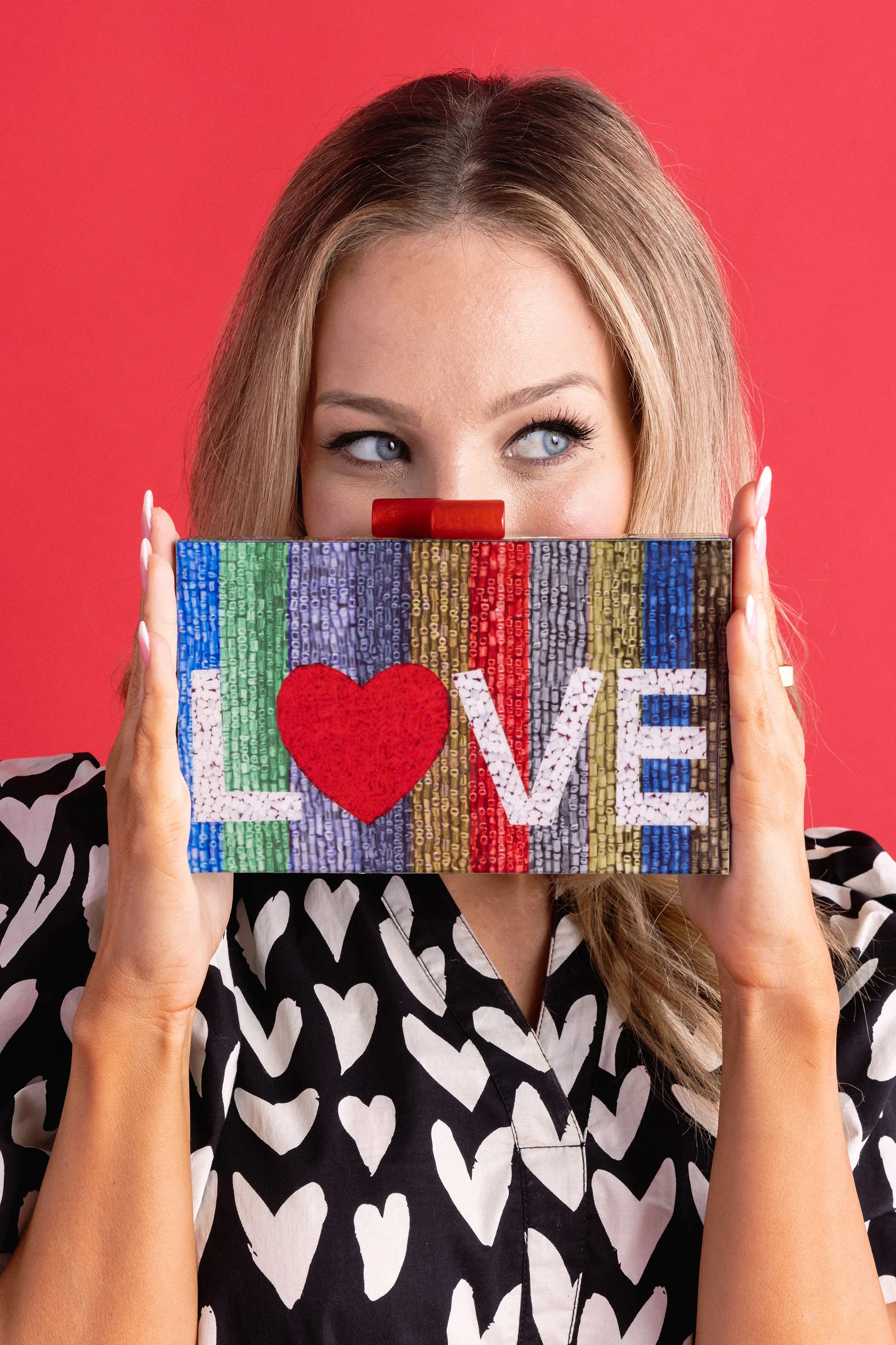 Amora Clutch, Love Clutch, Valentines Day Clutch Bag, Valentines Day Date Night, Winter Bag | Avara