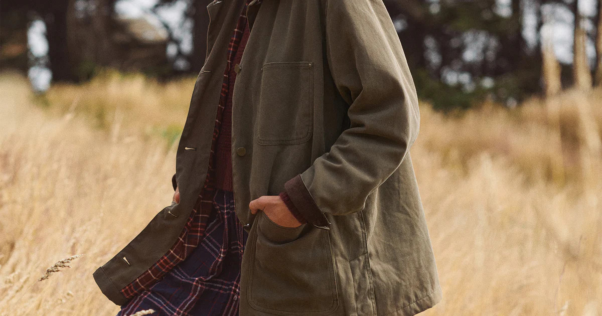 Riley Waxed Barn Jacket | Marine Layer