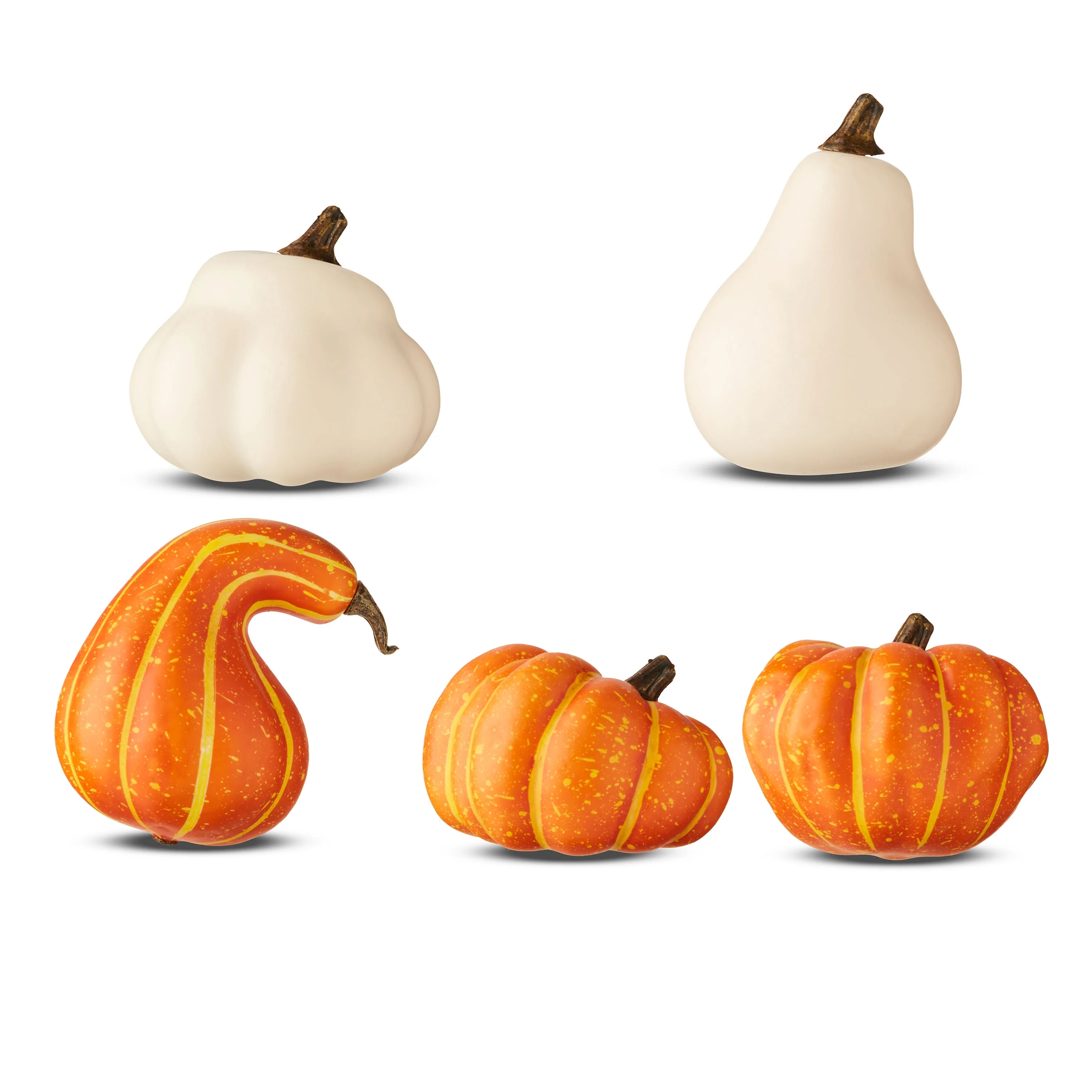 Mesh Bag of Cream and Orange Pumpkins, 7 inch, by Way to Celebrate | Walmart (US)