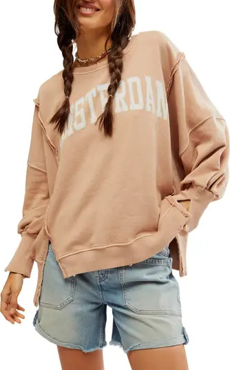 Free People Camden Oversize Graphic Sweatshirt | Nordstrom | Nordstrom