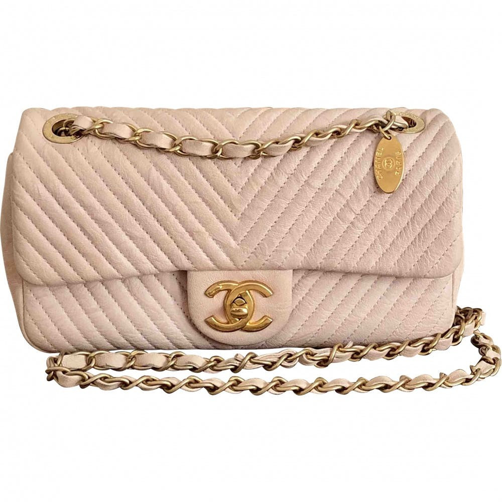 Chanel Handtaschen aus Leder - Rosa - 7376277 | Vestiaire Collective (Global)