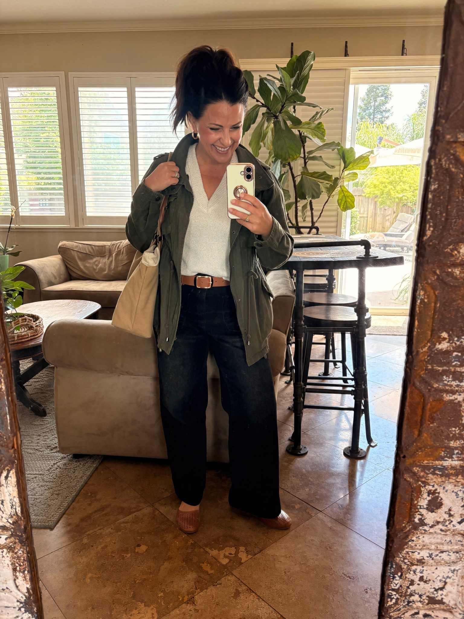 Effortless, everyday style 🤍
This is one of those outfits that just works—comfortable, pulled together, and perfect for busy days.

Lightweight jacket + soft knit + high-rise denim = my go-to formula lately 🙌 Everything is easy to mix, match, and wear on repeat.

Sharing all the details—most pieces are affordable + petite-friendly!

#LTKStyle #Over40Style #PetiteFashion #EverydayOutfit #CasualChic #AffordableFashion #MomStyle #ClassicStyle #FallOutfits #OOTD

#LTKPetite #LTKmomlife #LTKOver40