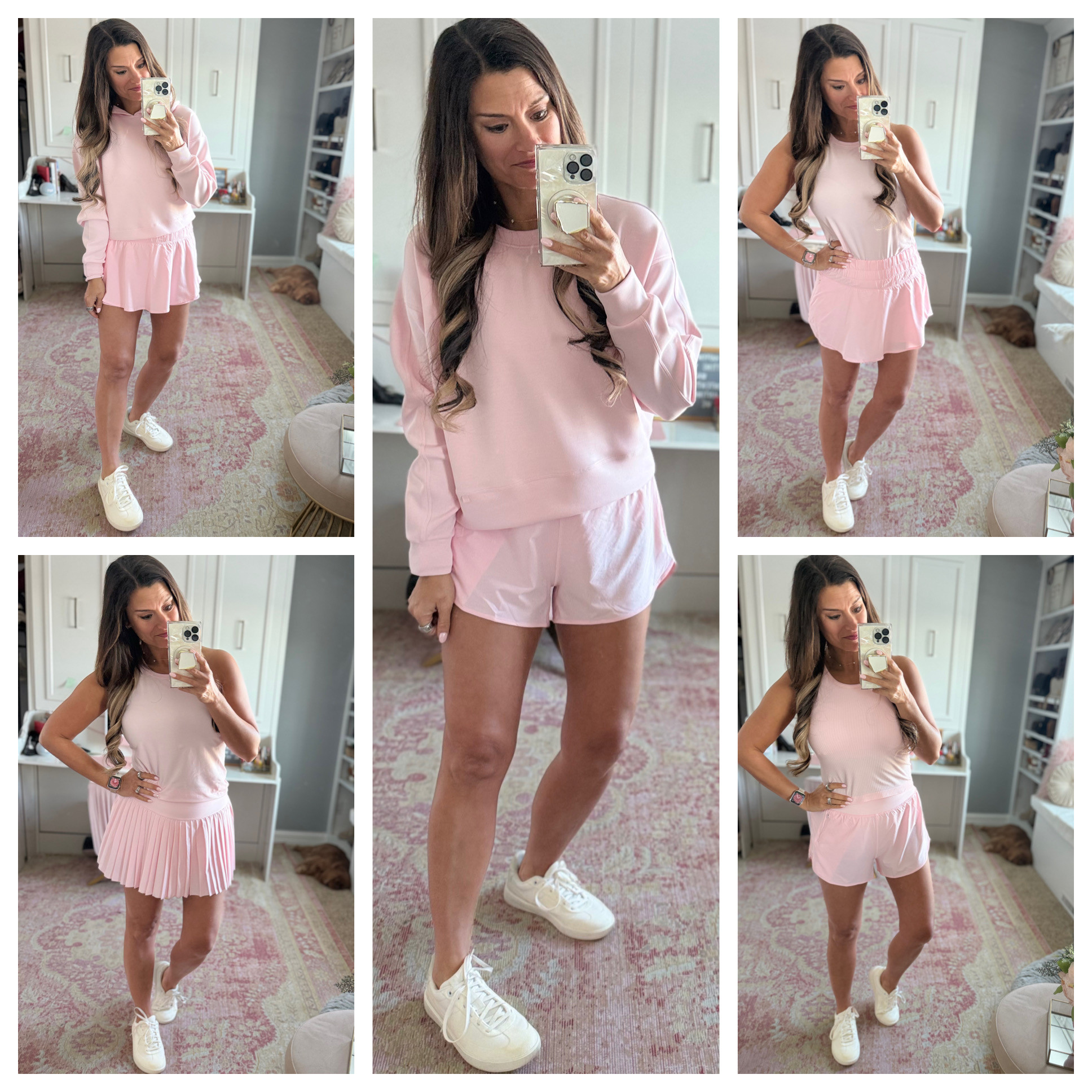 Pink activewear from Amazon 

 