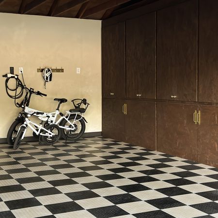 Garage details! Loving these checkered tiles. 

#LTKhome