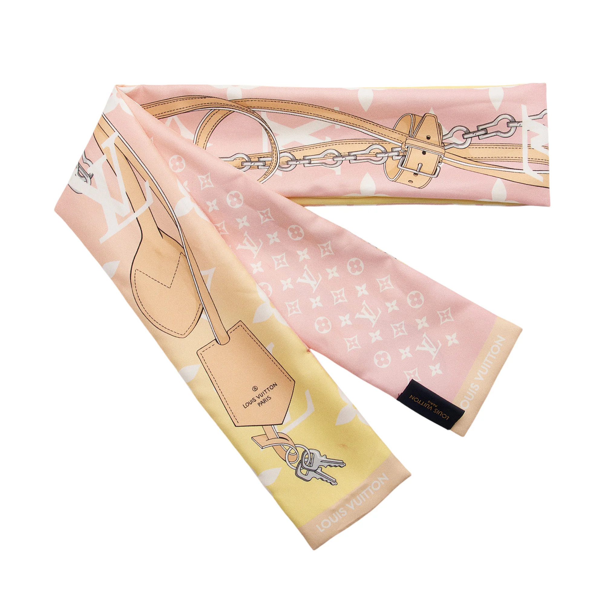 Louis Vuitton Silk By the Pool Bandeau Scarf | Shop Simon