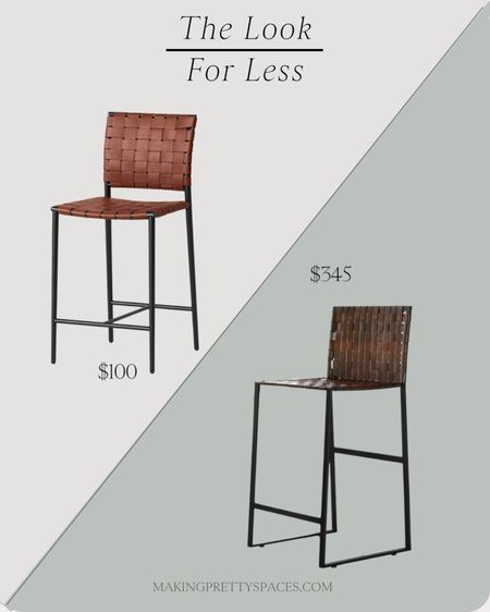 Look for less, save vs splurge, bar stools, home decor, interior design, neutral, woven, leather, home accents, home furniture 

#LTKhome #LTKSeasonal #LTKstyletip