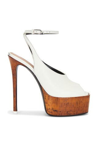 THE ATTICO Ornella 140 Sandal in White. - size 39.5 | Revolve Clothing (Global)