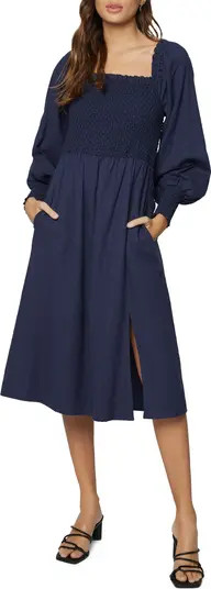 Lost + Wander Smocked Midi Dress | Nordstromrack | Nordstrom Rack