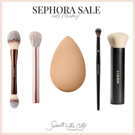 Sephora sale makeup brushes and beauty blender

#LTKunder100 #LTKSeasonal #LTKsalealert