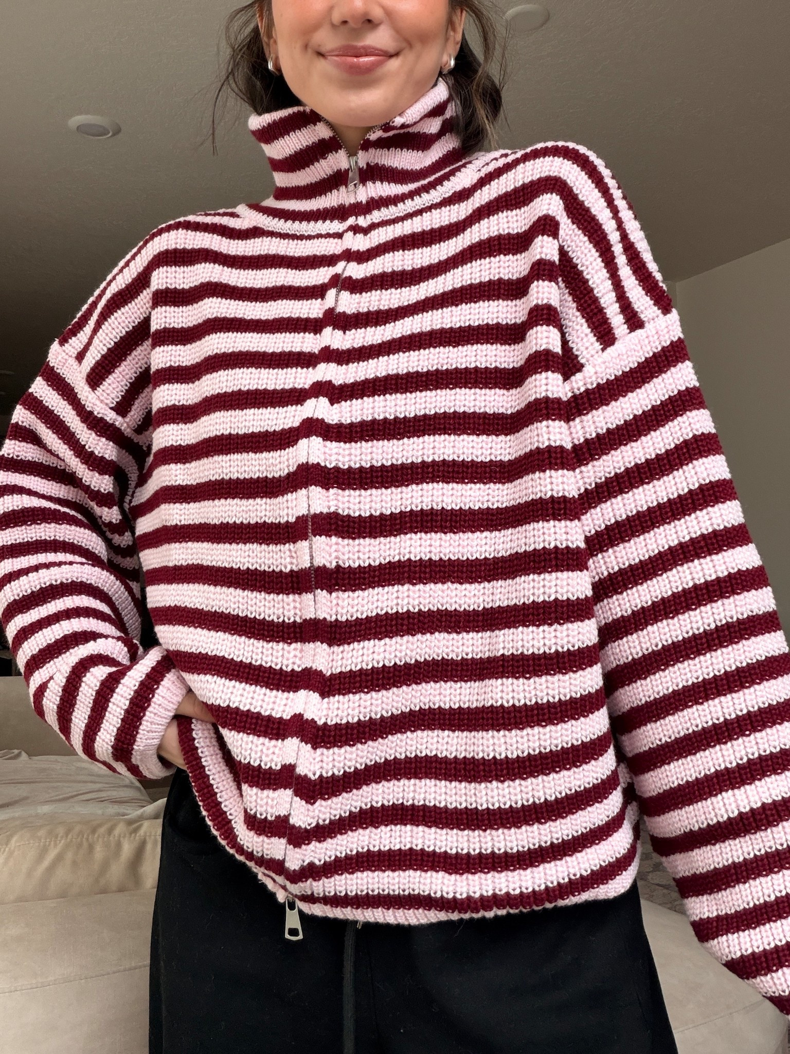 Cute stripped cardigan 

#LTKootd #LTKdayinmylife #LTKPetite