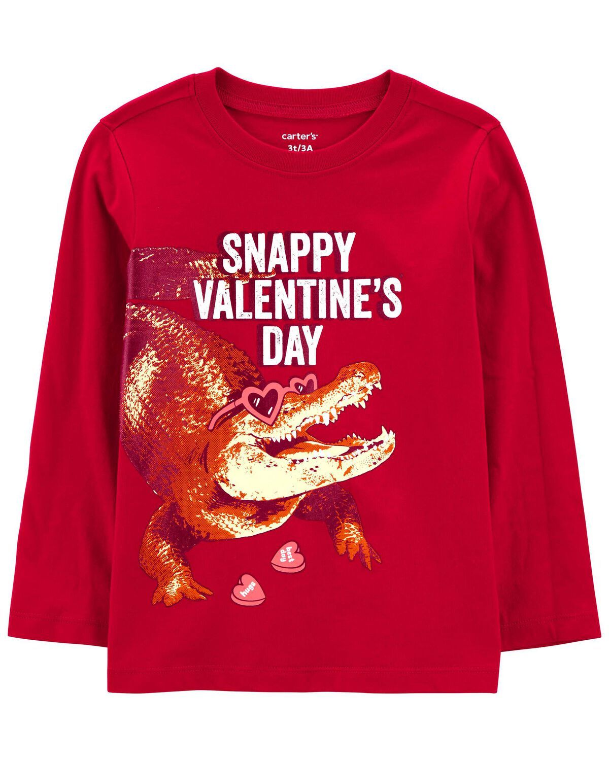 Red Toddler Alligator Valentine's Day Graphic Tee | carters.com | Carter's