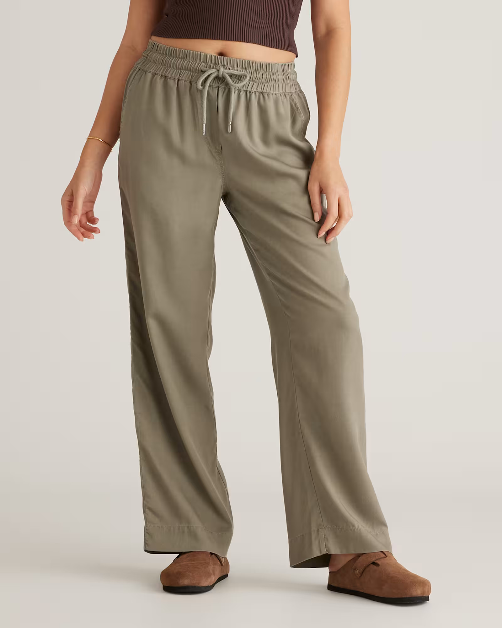 Vintage Wash Tencel Wide Leg Pants | Quince