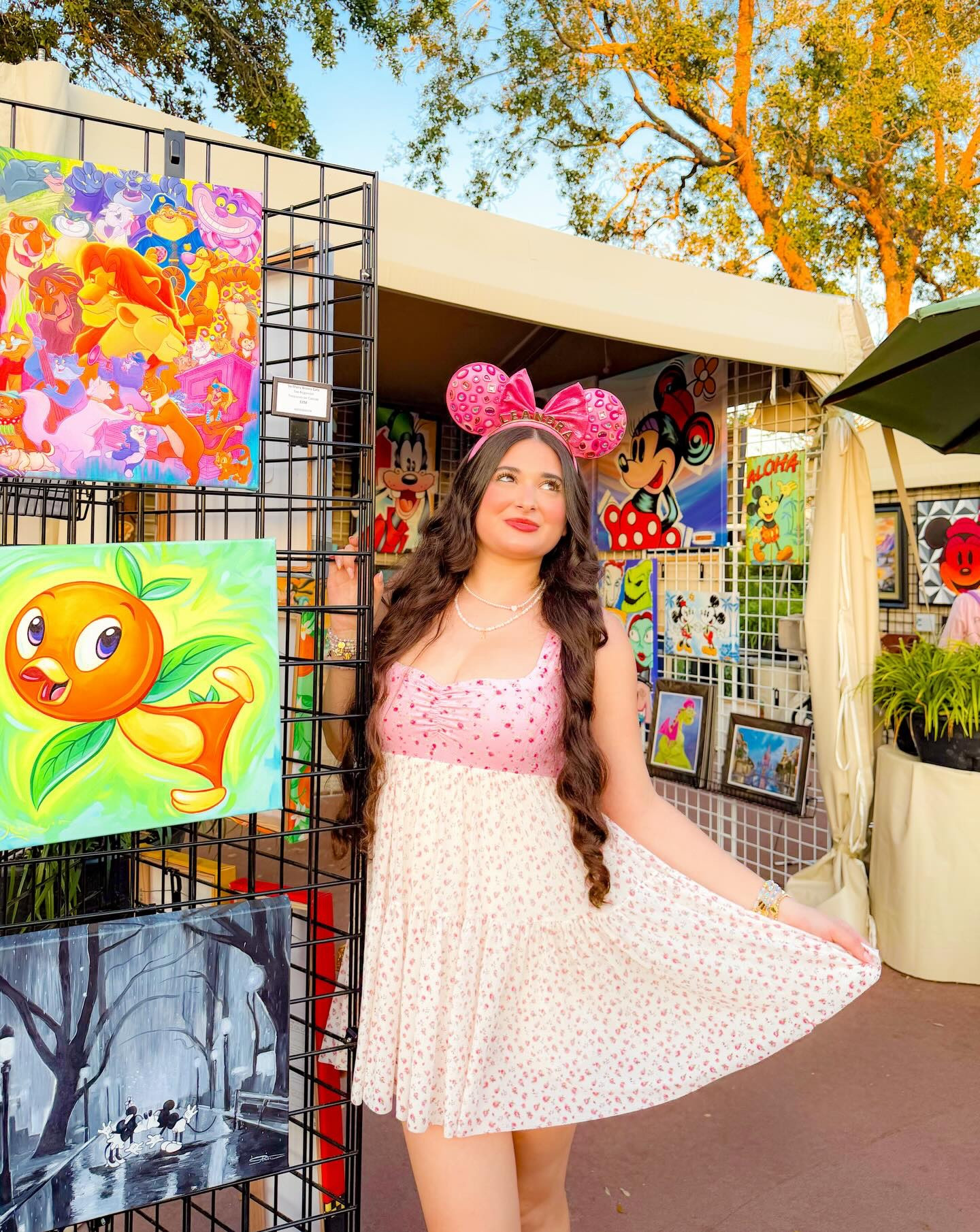 a day filled with artwork and fun☺️🎨🖌️💖

Is there one piece of artwork you absolutely love from the festival?!?✨ Mine is definitely the Winnie the Pooh painting!!🥹🫶🍯

**save for inspo**

✨Favs from this post: @blogilates @target @littlewordsproject @baublebar @superfanbybaublebar @colourpopcosmetics @tartecosmetics @loungefly @rarebeauty @disneystore @glamnetic @nike ✨

@waltdisneyworld @disneystyle @disneyparks 
#festivalofthearts #epcotfestivalofthearts #disneystyle #disneypark #waltdisneyworld