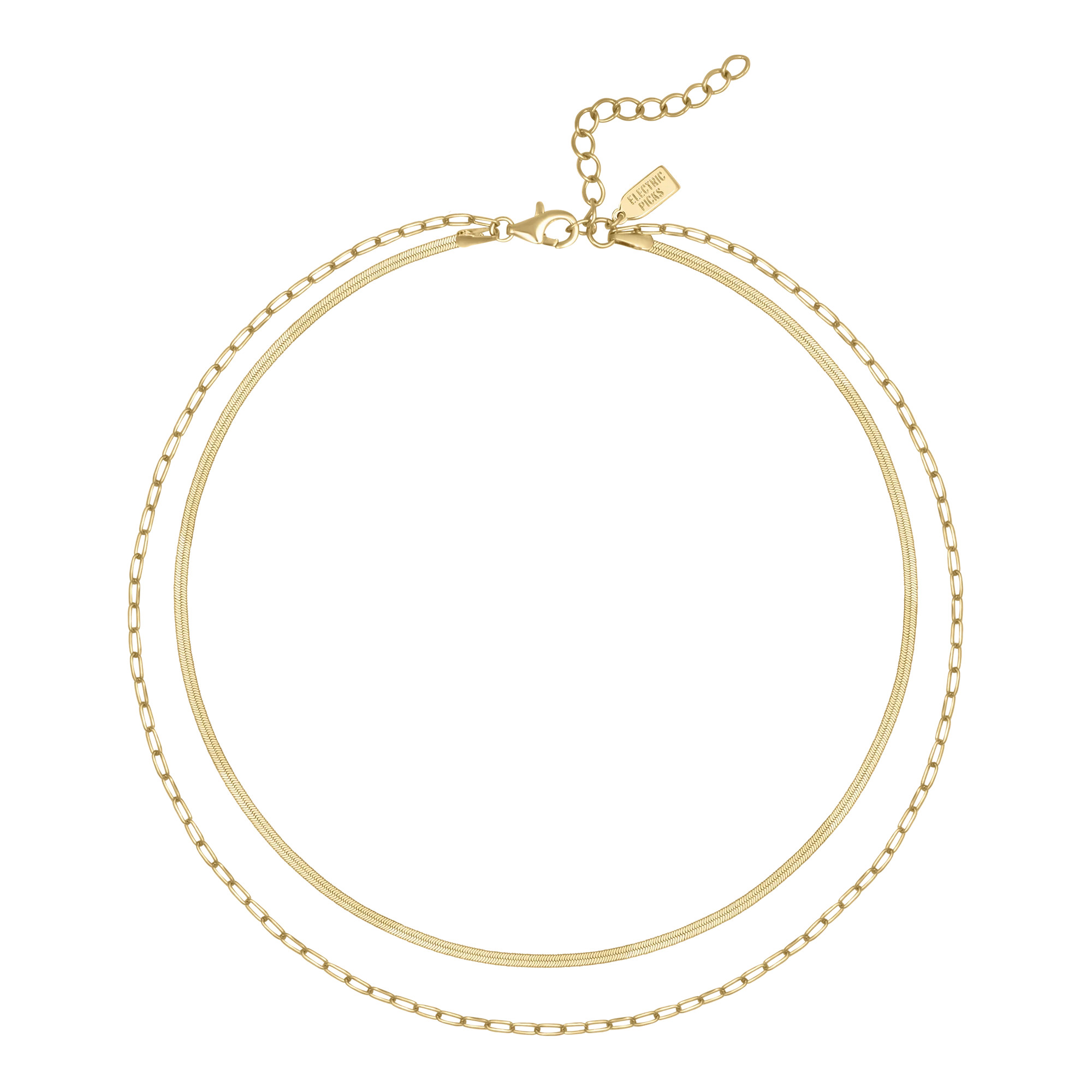 2 Chains Necklace | Electric Picks Jewelry