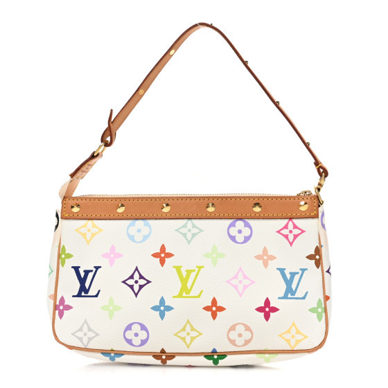 Monogram Multicolor Pochette Accessories White | FASHIONPHILE (US)