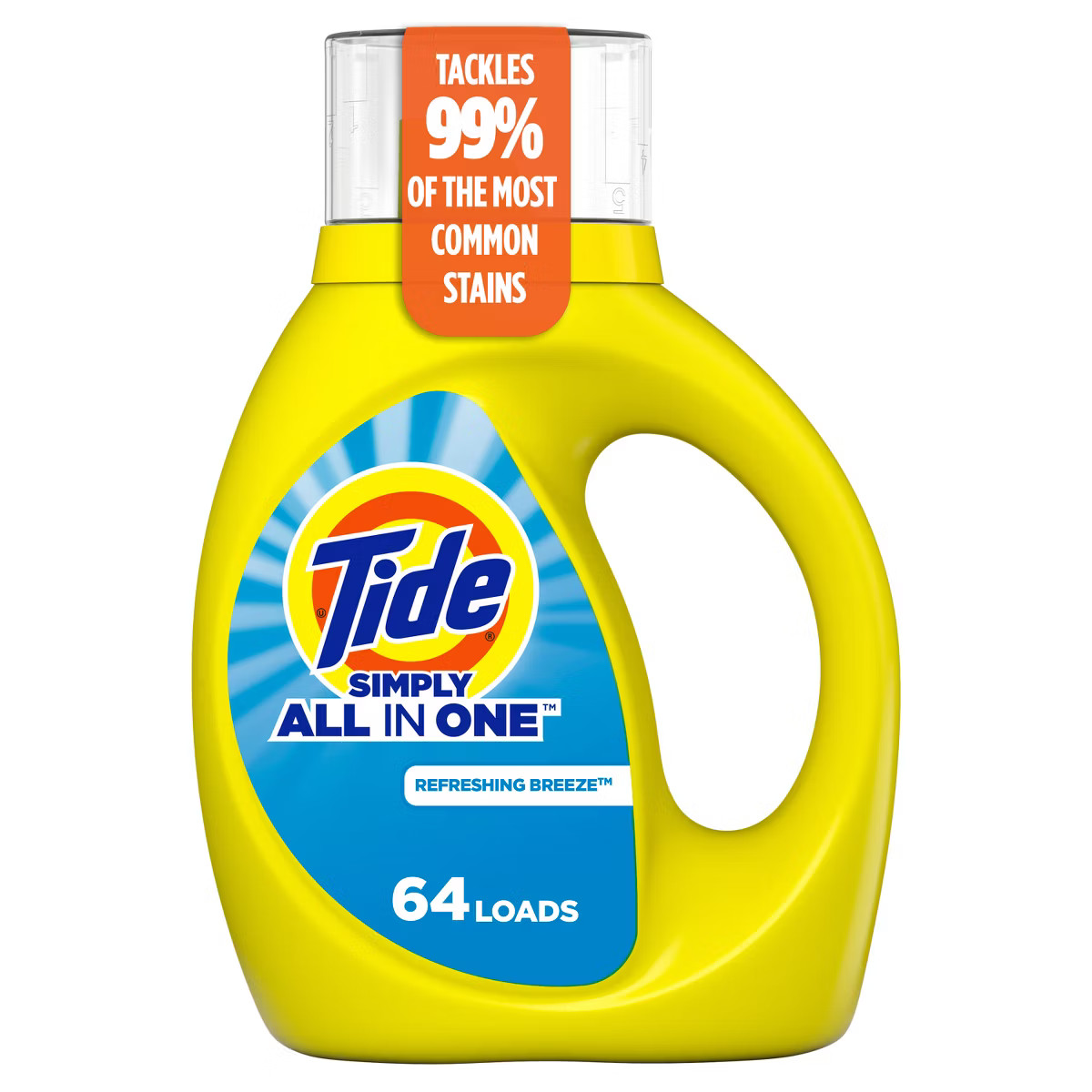 Tide Simply Refreshing Breeze Clean & Fresh HE Liquid Laundry Detergent 138 Loads - 182 fl oz | Target