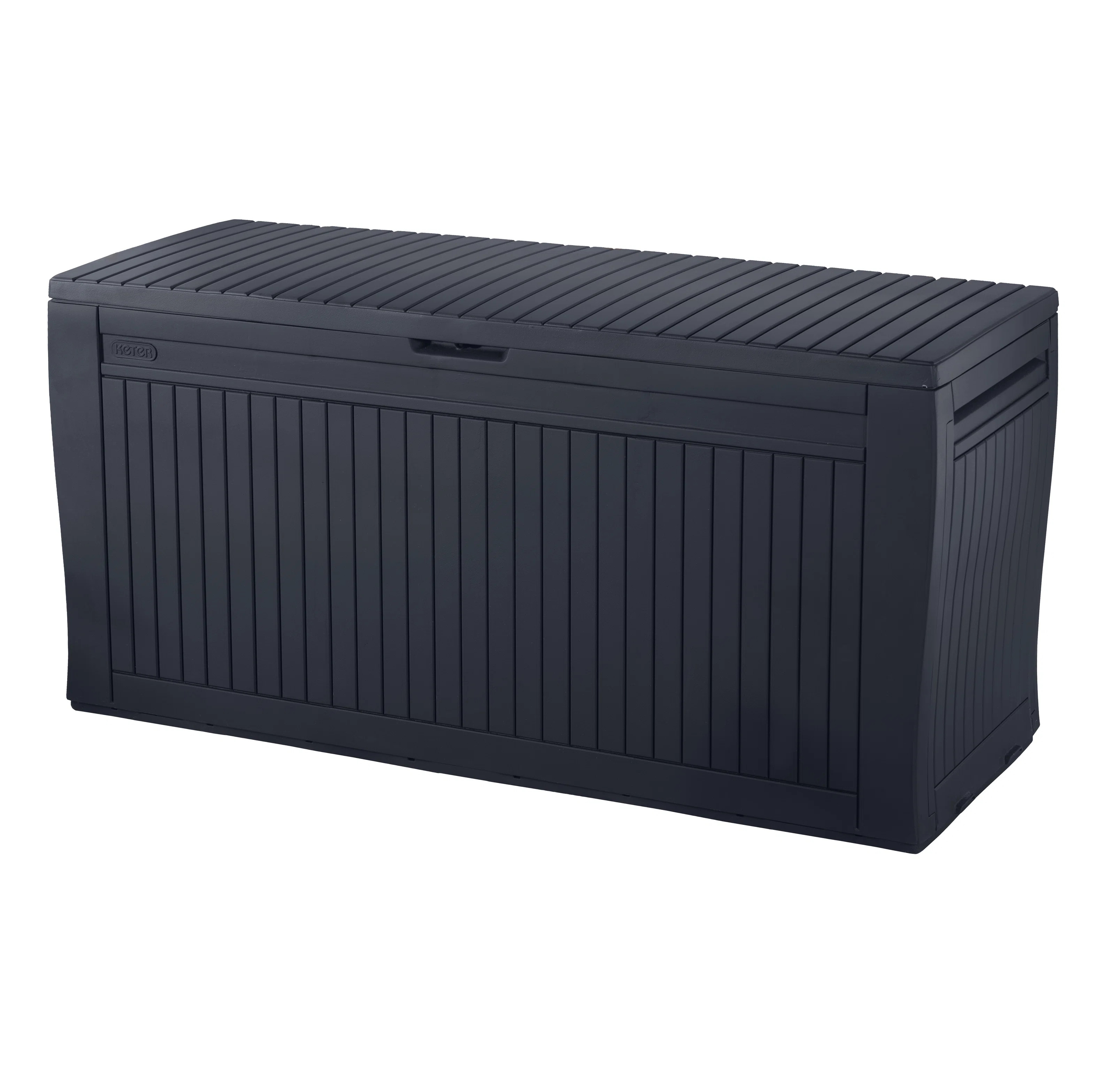 Keter Comfy 71 Gallon Durable Resin Outdoor Storage and Organization Deck Box Ideal For Garden Pa... | Wayfair North America