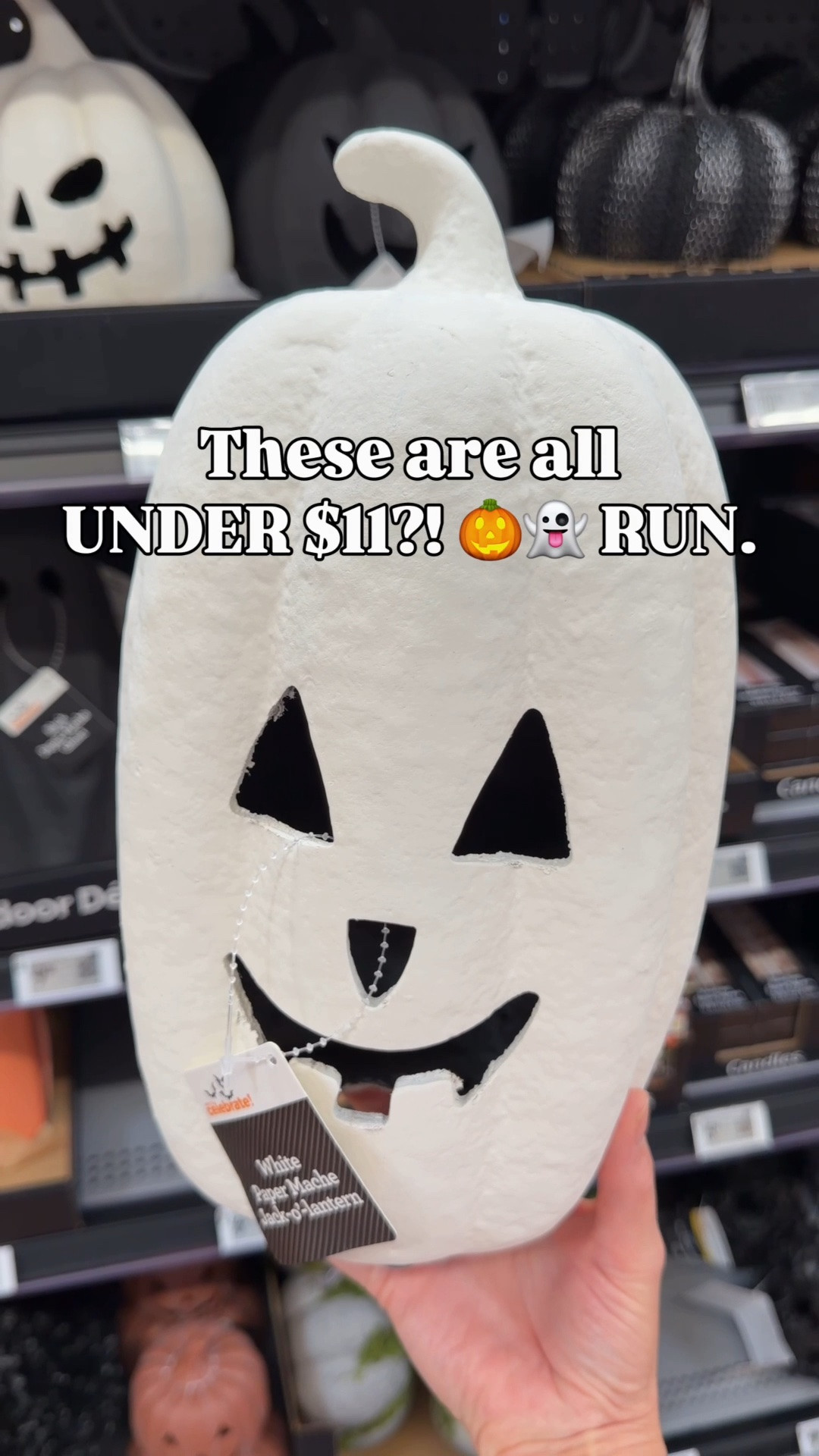 🎃👻 PAPER MACHE HALLOWEEN FINDS UNDER $11?! These jack-o’-lanterns + ghosts are SO good and I have a feeling they’re going to sell out FAST!!

Such an easy way to add that vintage Halloween look without spending a fortune. I linked my favorites before they disappear! 🖤

#LTKHalloween #LTKHome #HalloweenDecor #FallDecor #SpookySeason #HalloweenFinds #LTKFamily

#LTKSeasonal #LTKHome