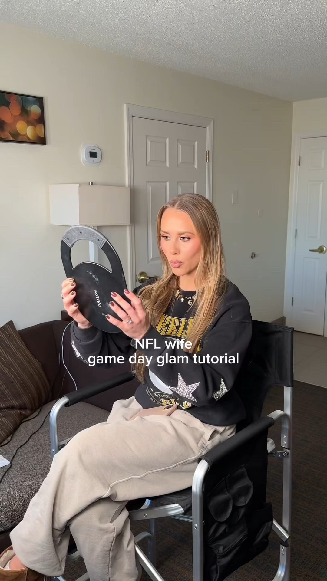 NFL wag glam for the playoff game. All products linked 🖤💛

#LTKFindsUnder50 #LTKFindsUnder100 #LTKBeauty