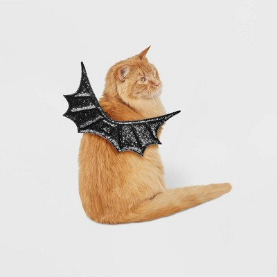 Glitter Wings Halloween Cat Costume Black - Boots & Barkley™ | Target