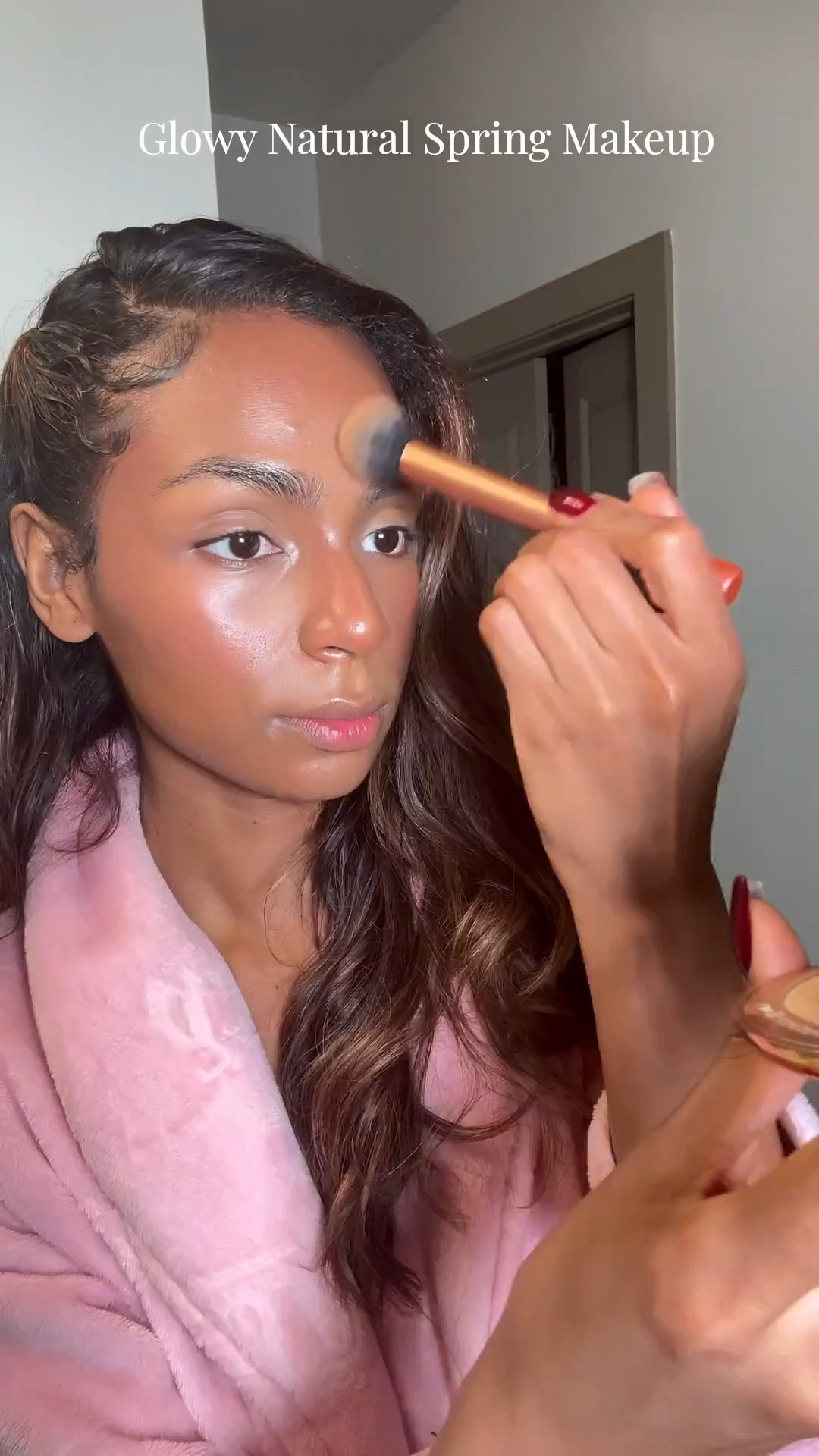 GLOWY NATURAL SPRING MAKEUP 💄🌷✨ | A glowy natural spring makeup routine is all about fresh, radiant skin with soft, effortless touches of color. Start with a hydrating skin friendly foundation - the Charlotte Tilbury Hollywood Flawless Filter, a lightweight skin tint or dewy foundation for a natural, even complexion. Use a creamy concealer by Clinique Even Better Concealer only where needed to keep the look fresh and skin-like.

For that signature glow, apply Charlotte Tilbury’s Glowgasm Beauty Light Wand highlighter to the high points of your face—cheekbones, brow bones, and the bridge of your nose. Add Young Blood Cosmetics peachy or rosy cream blush on the cheeks gives a youthful, sun-kissed flush. Lightly groom your brows with Charlotte Tilbury’s Brow Cheat for a soft, natural shape.

On the eyes, swipe on a natural eyeshadow blend using the Super Nudes Eyeshadow Palette, then curl your lashes and apply Anastasia Beverly Hills Lash Sculpt lengthening mascara for a flirty, fresh look. Finish with a hydrating Flawless Airbrush Setting Spray. Then line your lips with lip cheats’ Foxy Brown and Pillow Talk. Lastly add a touch of pink with Prada’s Soft Monochrome Lipstick!

This routine enhances your natural beauty with minimal effort, making it perfect for springtime brunches, picnics, or everyday wear!

Follow my beauty blog on Instagram @niobymonroe

Spring makeup, spring makeup looks, spring makeup ideas, spring makeup looks natural, spring makeup 2025, spring makeup tutorial, spring makeup palette, spring makeup for brown eyes, spring makeup looks 2025, natural makeup, natural makeup looks, natural makeup tutorial, natural makeup for black women, natural makeup ideas, natural makeup for beginners

#LTKFindsUnder100 #LTKBeauty #LTKSaleAlert
