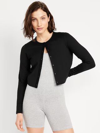 CloudComfy Cropped Cardigan | Old Navy (US)