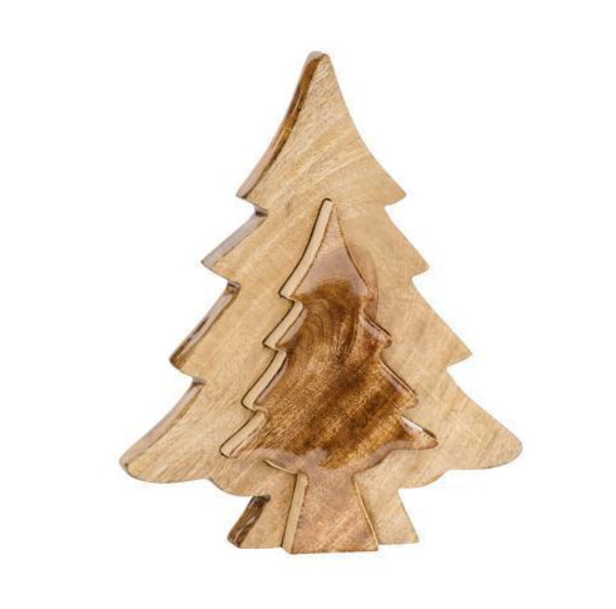 9" Mango Wood Tree | Fiddle & Fig