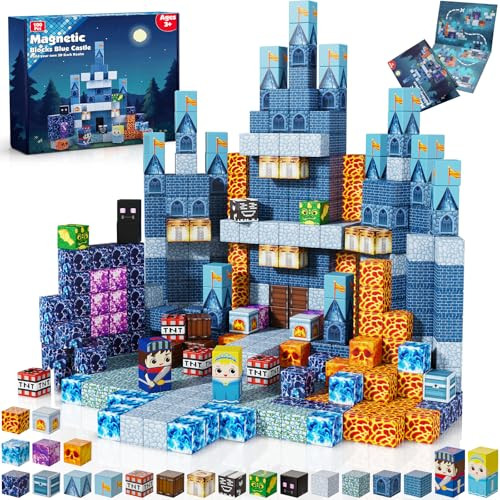 Magnetic Blocks - 100 PCS Magnetic Building Blocks - Magnet Cubes Toys Stacking,STEM Montessori Sensory Toys for 3+ Year Old Boys & Girls Birthday Gifts | Amazon (US)
