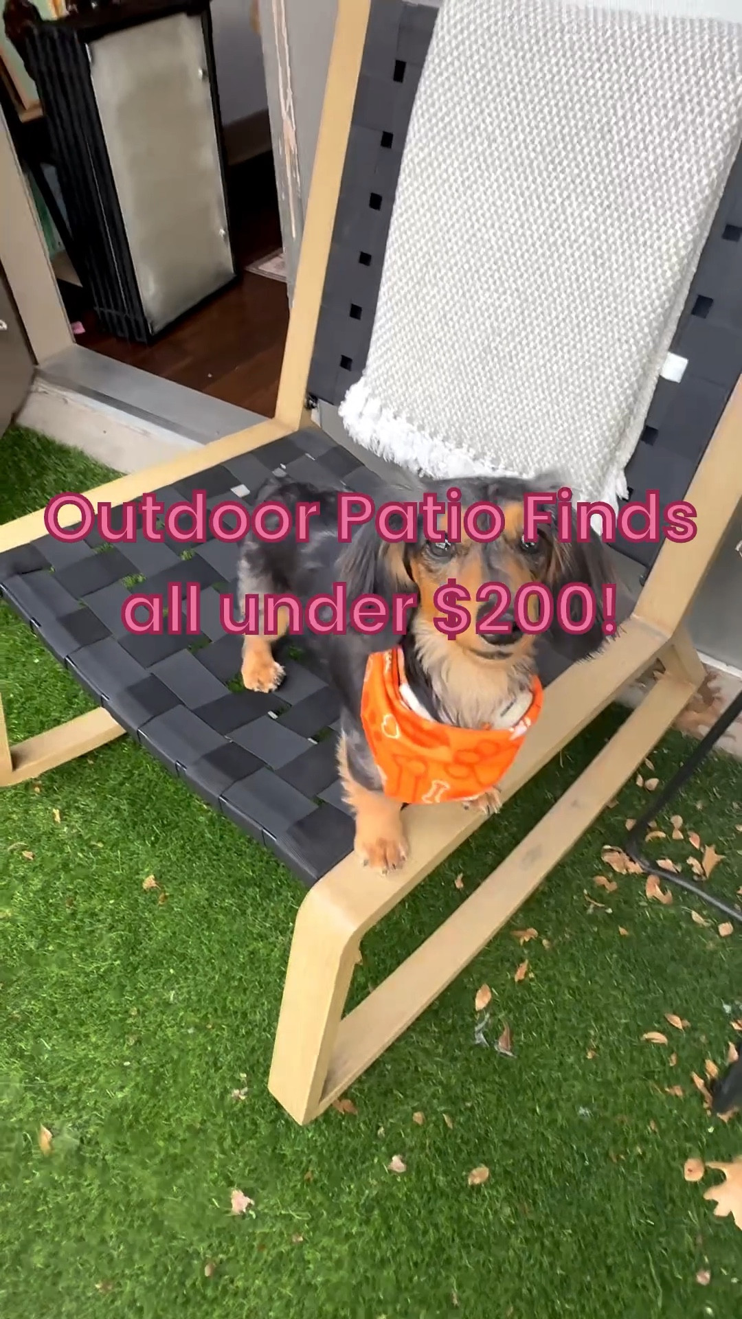  Outdoor patio finds that look expensive… but are all under $200 ☀️🌿 even Poppy approves!

#LTKSaleAlert #LTKHome #LTKSpringSale