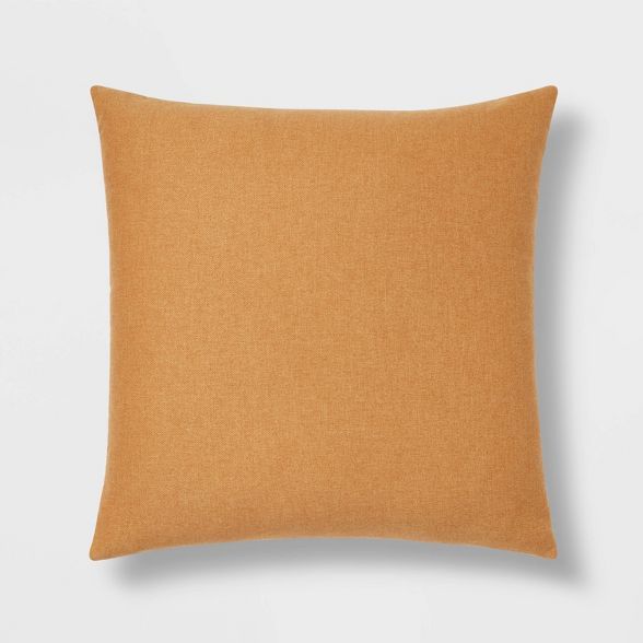 Oversized Tweed with Wool Reverse Square Throw Pillow - Threshold™ | Target
