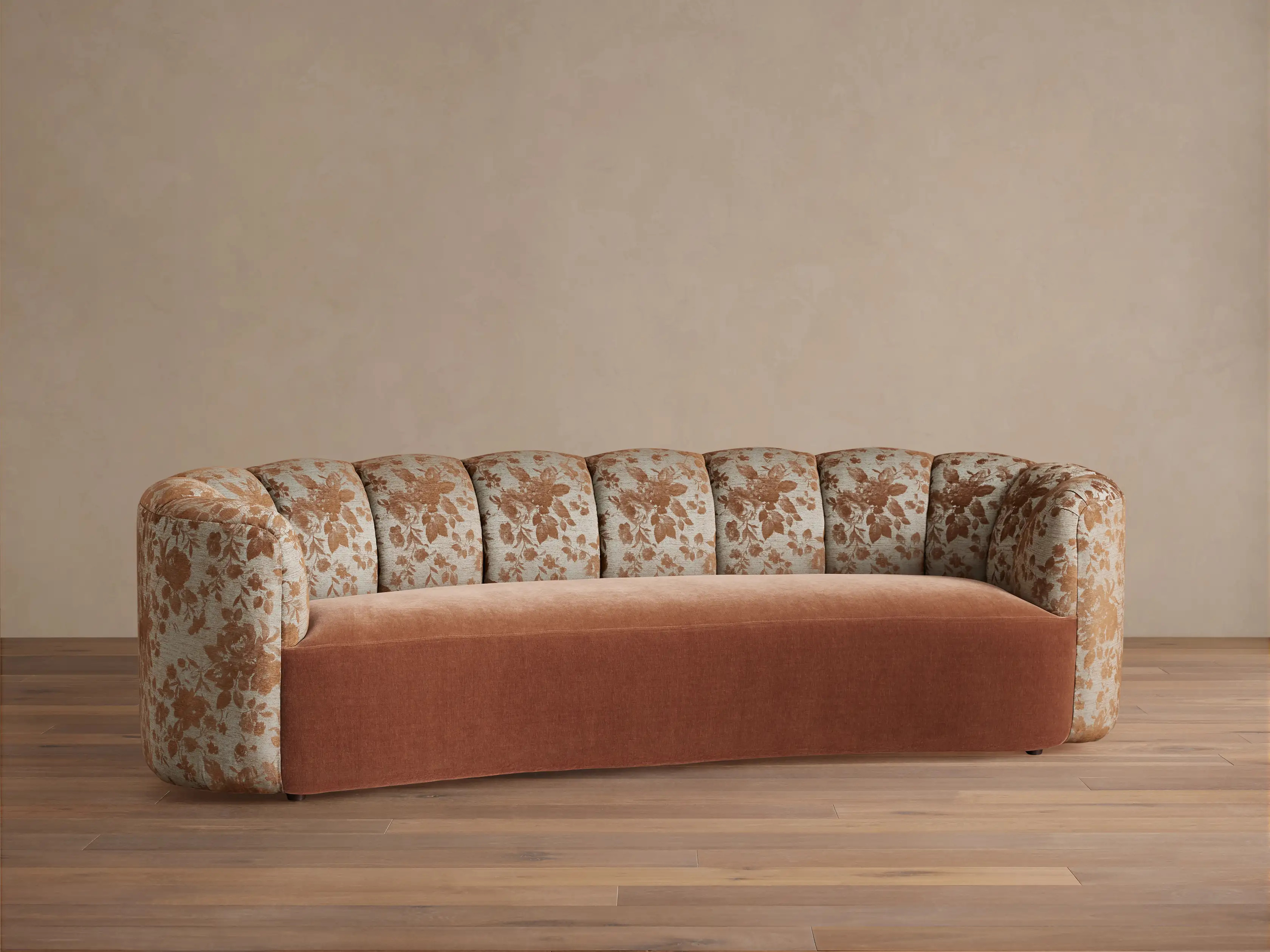 Amira Sofa in Cinnamon | Arhaus