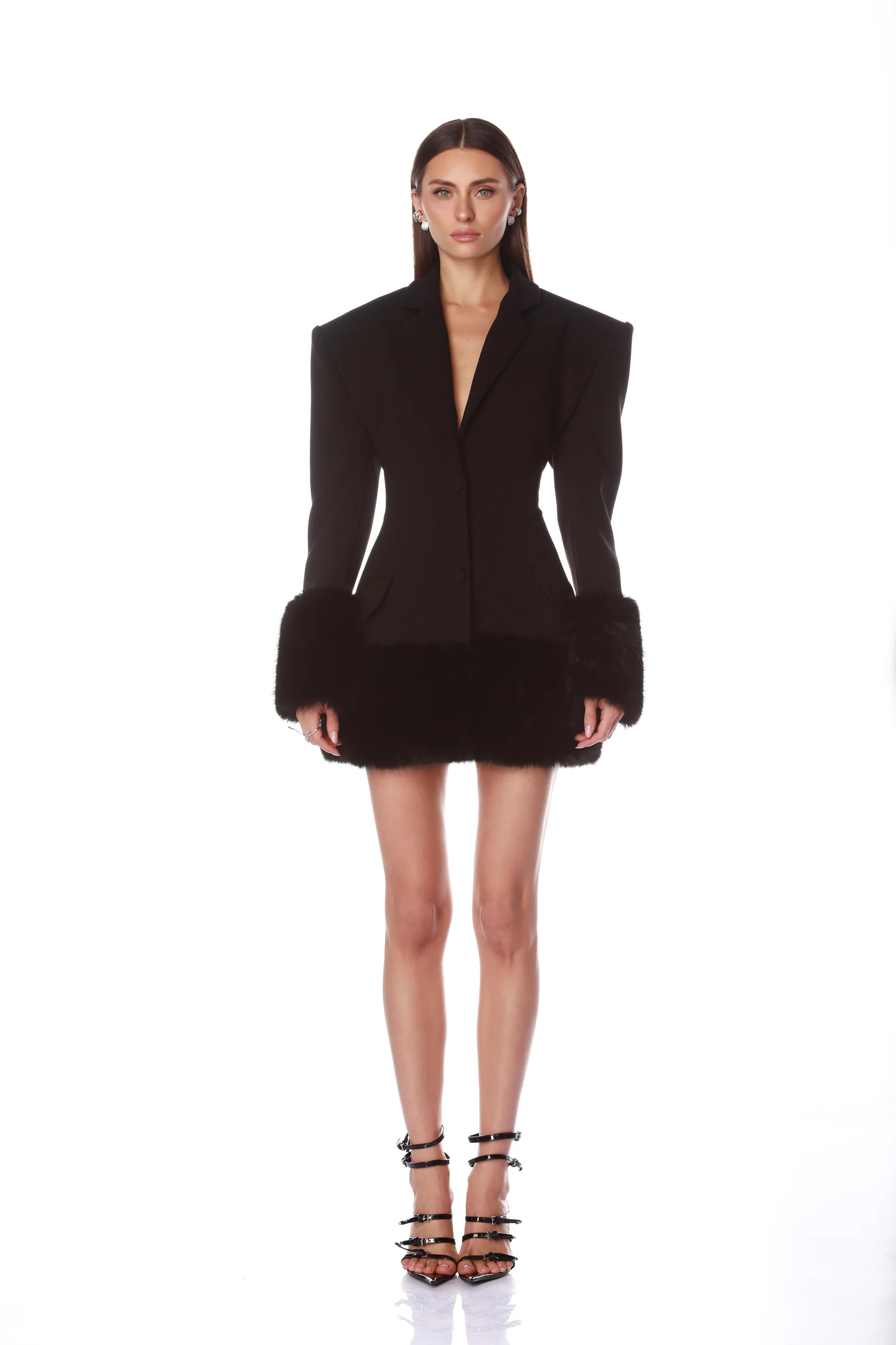 Emerson Black Blazer Dress | Bronx and Banco