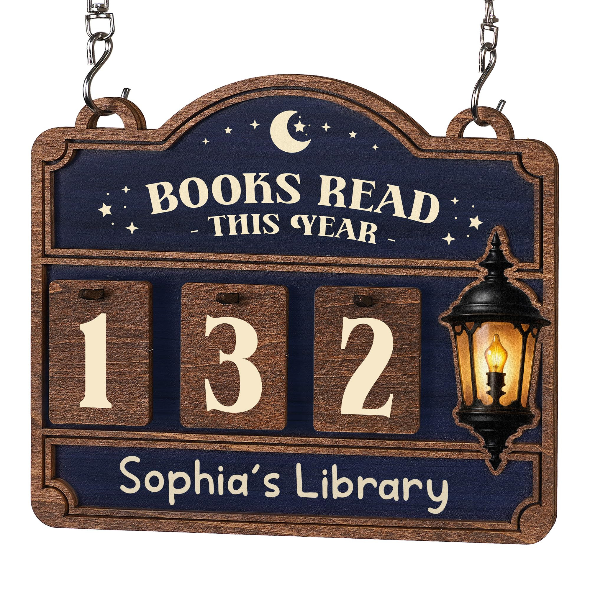 Books Read This Year Counter Gifts For Women Readers, Personalized Book Counter Tracker Bookshelf... | Amazon (US)