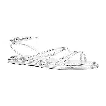 new!Olivia Miller Womens Public Eye Strap Sandals | JCPenney