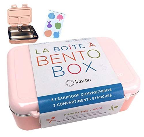 Stainless Steel MINI Bento Box Lunch-Box for Girls | Metal Lunch Containers Boxes for Toddlers Pr... | Amazon (US)