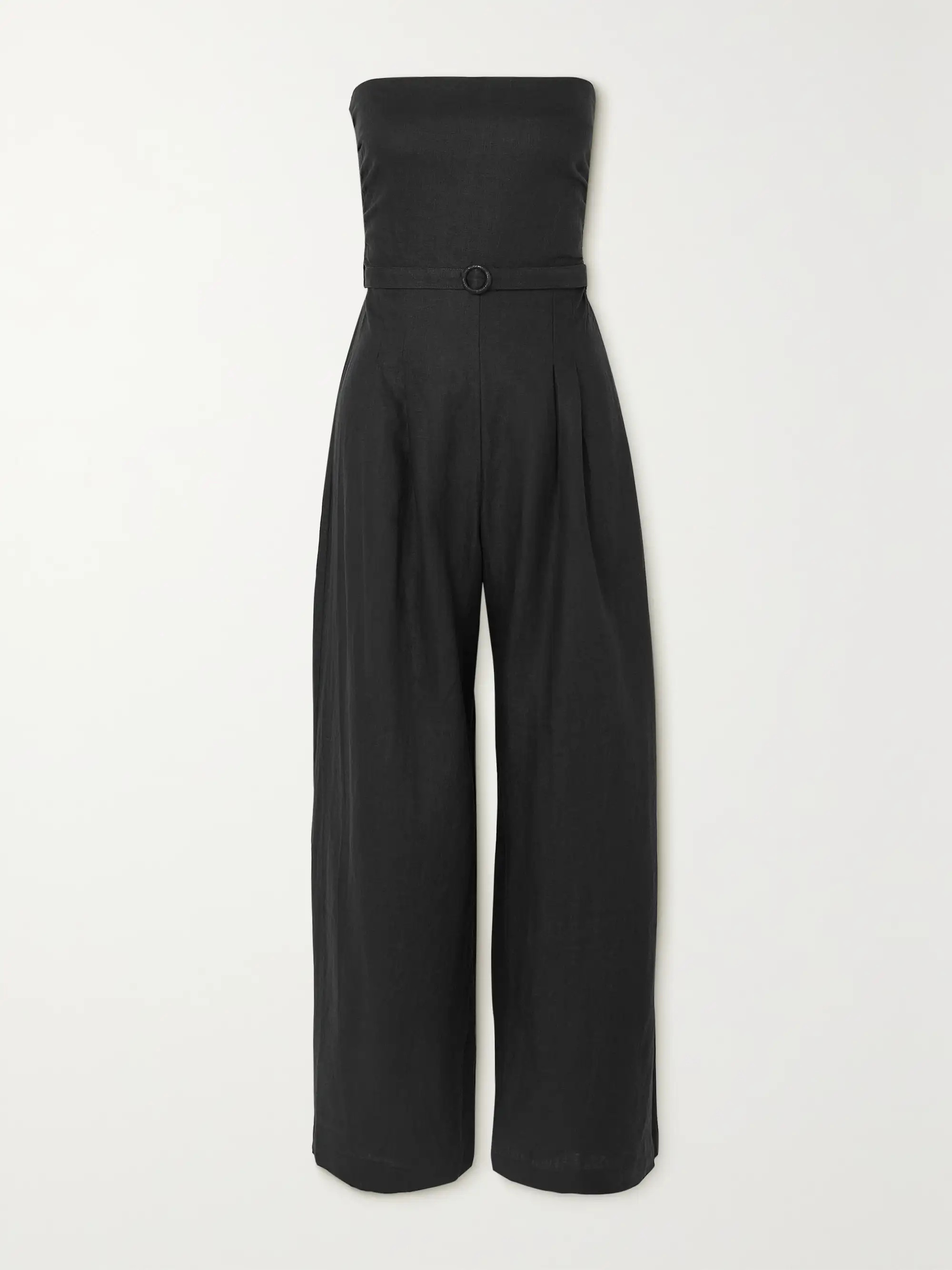 Alegrias strapless belted linen jumpsuit | NET-A-PORTER (UK & EU)