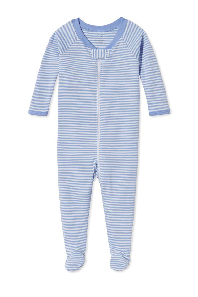 Baby Sleeper in Hydrangea | LAKE Pajamas
