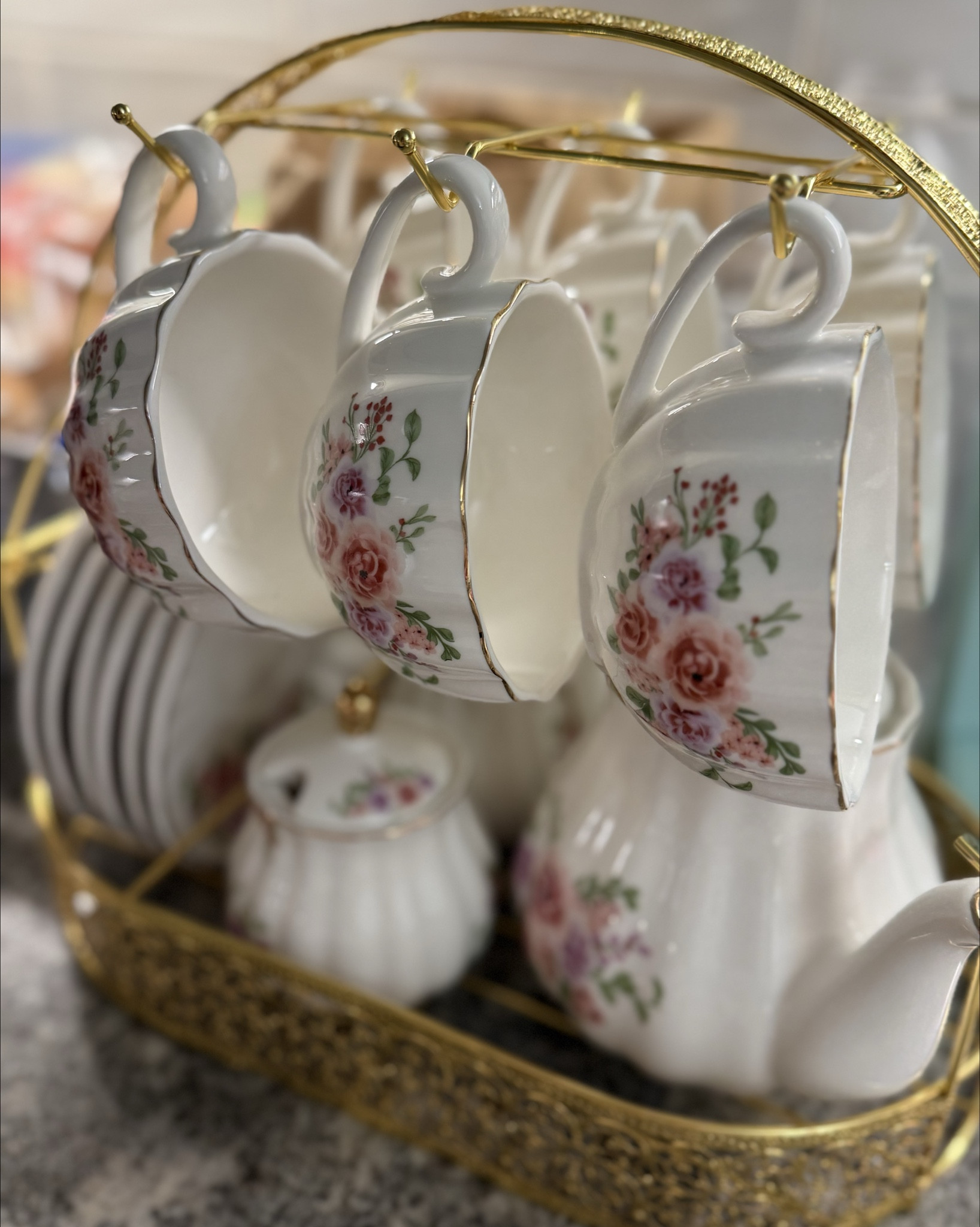 I got Blakely a “big girl” tea set for her 7th birthday this year. We had a Valentine’s Day/birthday tea party at Mimi’s and already have another one planned for Easter 🫖🐰🌷

We also plan to use it for storytime/read-alouds during homeschool! 

The tea set is incredibly heavy-duty, and the teapot comes with an infuser for loose tea leaves! I’m super impressed with the beauty and quality 👏🏼 

Girly girl - Feminine Vintage Floral - Birthday Gifts for Girls - Spring Time - Homeschooling Mom - Family Traditions - Cottage Kitchen Decor   

#LTKmomlife #LTKKids