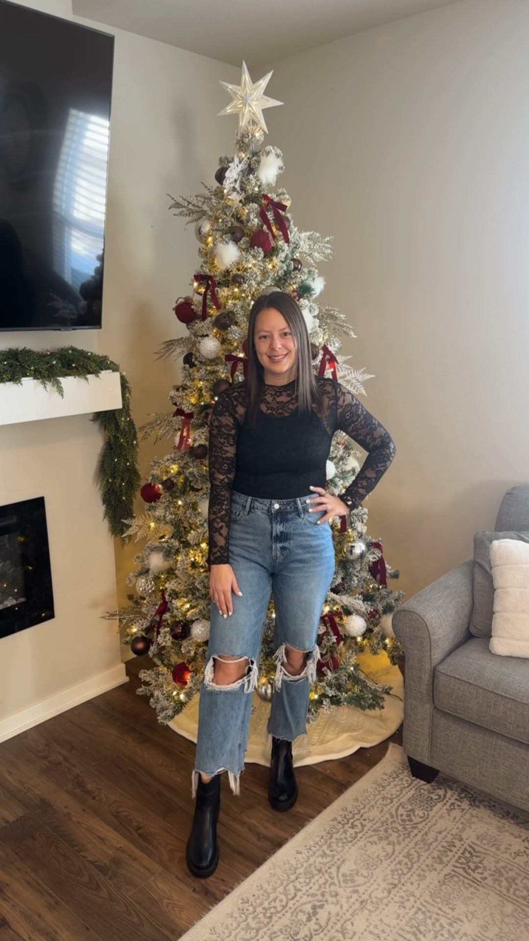 This lace top from Amazon is the perfect closet staple. I love the fit, I am wearing my normal size medium. It is under $20!

#LTKFindsUnder100 #LTKootd #LTKFindsUnder50