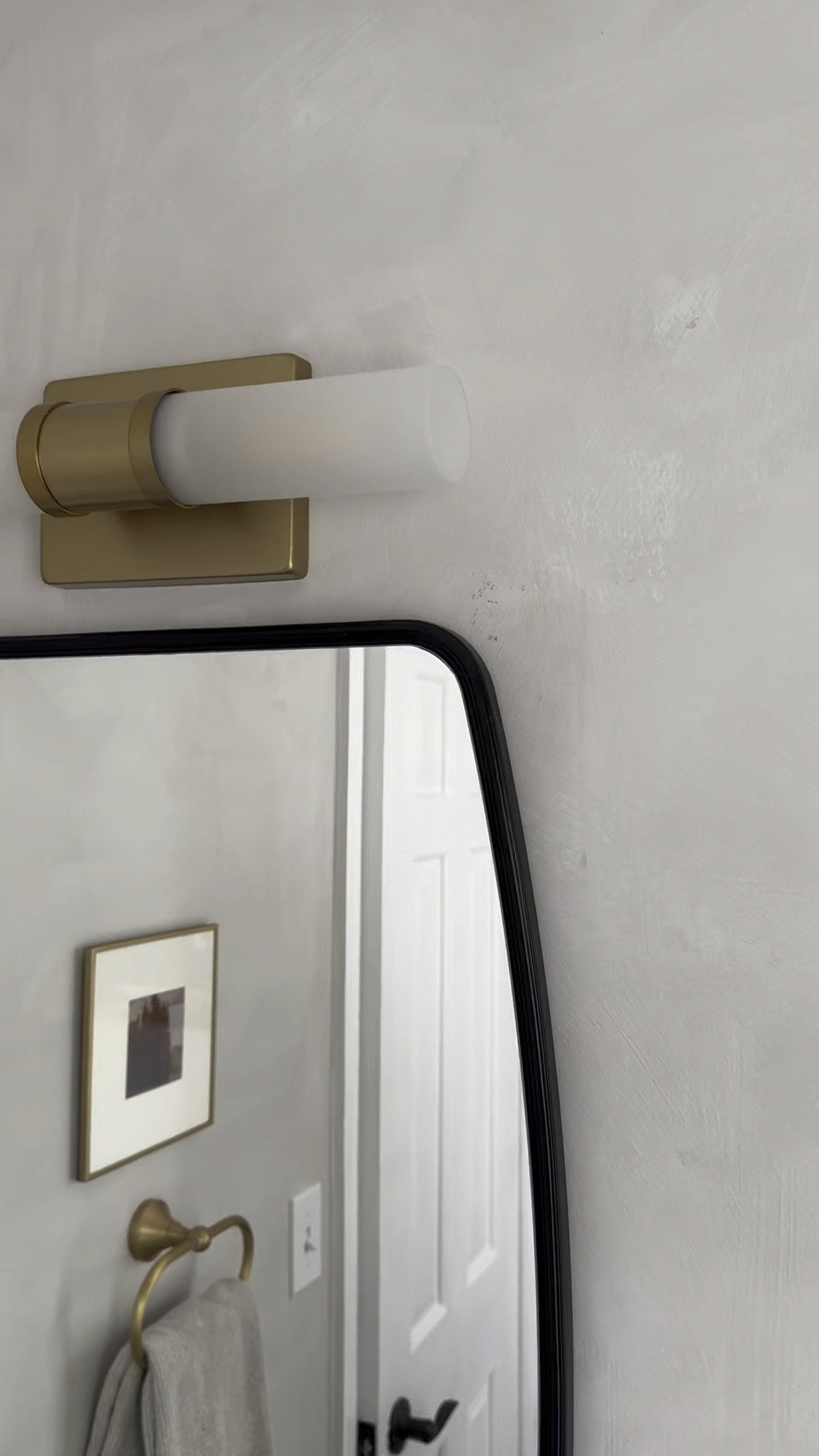 Perfect light for small bathrooms!! 

#LTKHome #LTKVideo