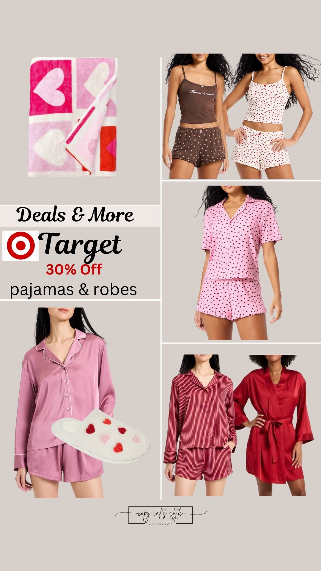 Target valentine pajamas, slippers, and robes all on sale! 

#LTKSaleAlert #LTKValentine