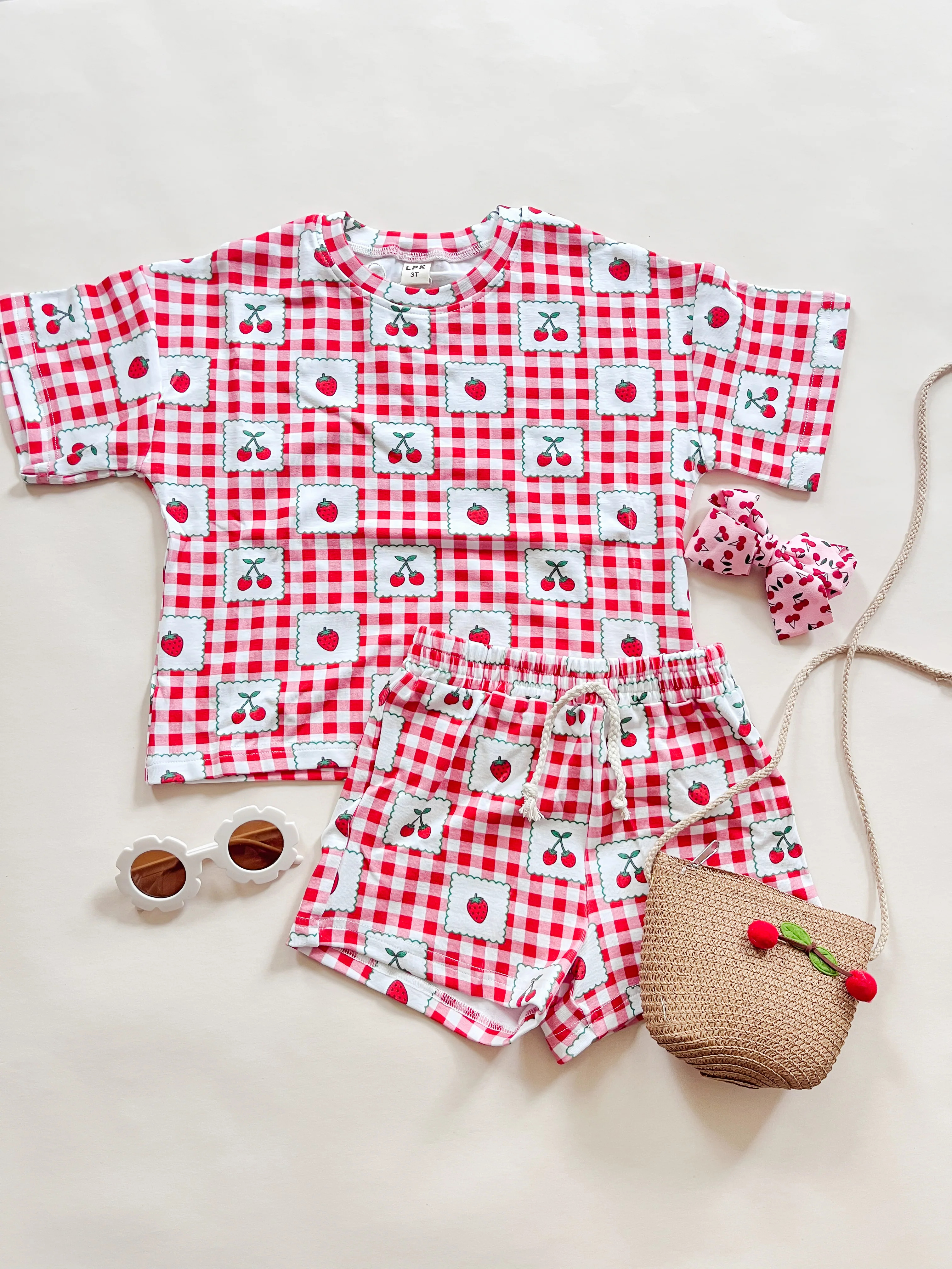 BERRY SWEET SHORTS SET | Sydney and Co.