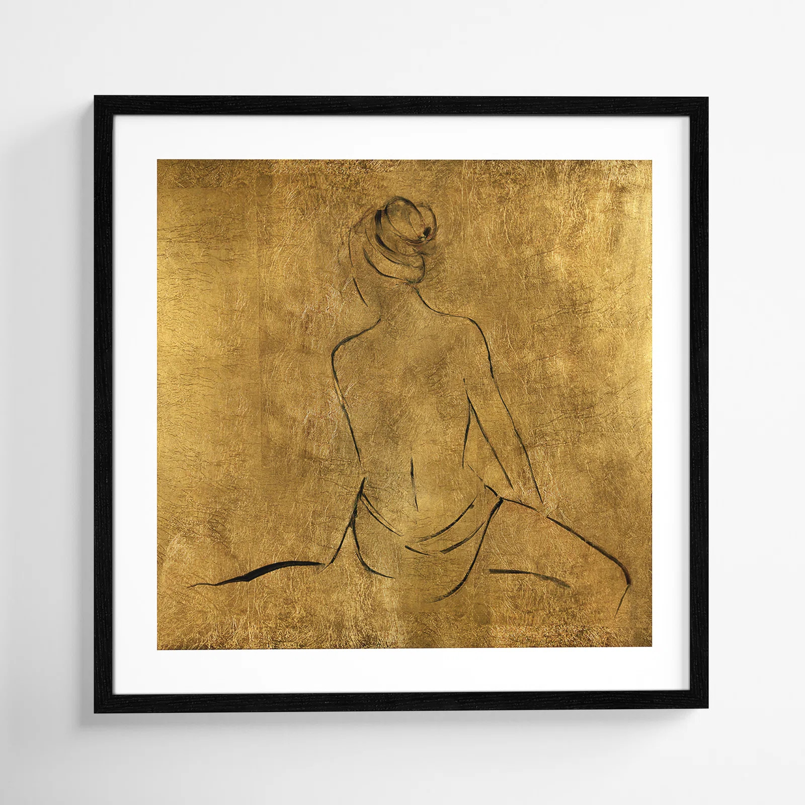 Golden Bather II by Sally Swatland - Painting Print | Wayfair North America
