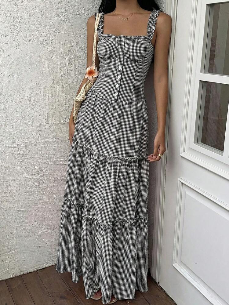 Sunnyshic Flared Dress, Flattering Elegant Lady-Like Dress | SHEIN